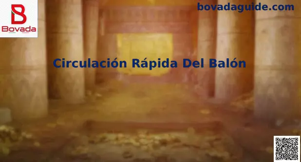 Circulación rápida del balón fútbol entrenamiento