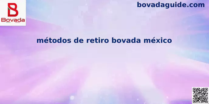 Guía visual sobre métodos de retiro Bovada México para usuarios mexicanos