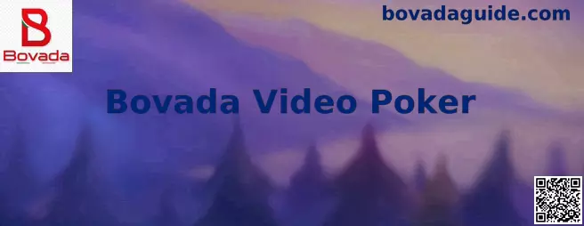 Interfaz de Bovada Video Poker